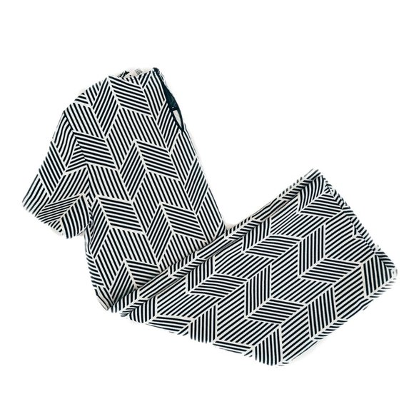 NEW Zara Geometric Pattern Striped Shift Dress - Picture 2 of 5